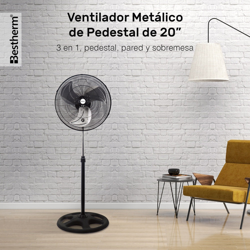 Ventilador de pedestal 18 pulgadas 3 en 1