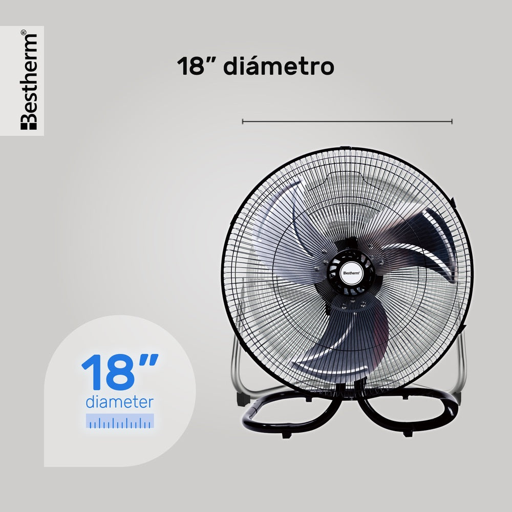 Ventilador de pedestal 18 pulgadas 3 en 1