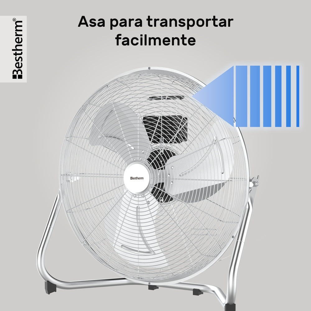 Ventilador de piso metálico 20 pulgadas