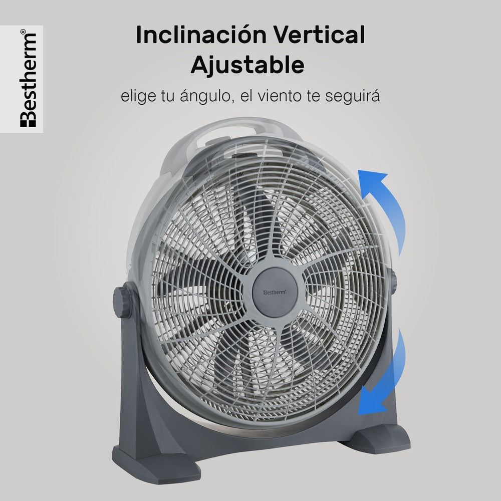 Ventilador de piso de plástico 20 pulgadas