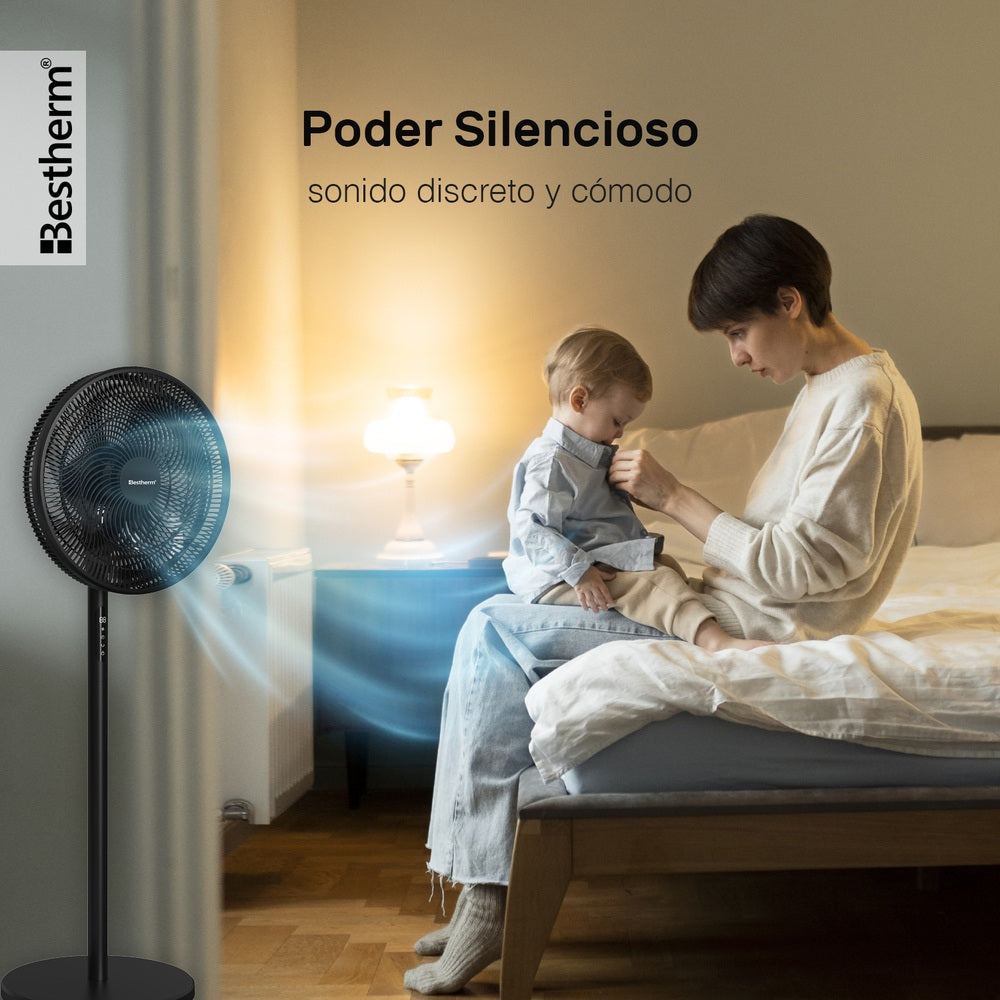 Ventilador DC de 16'' con pantalla LED (2 en 1)