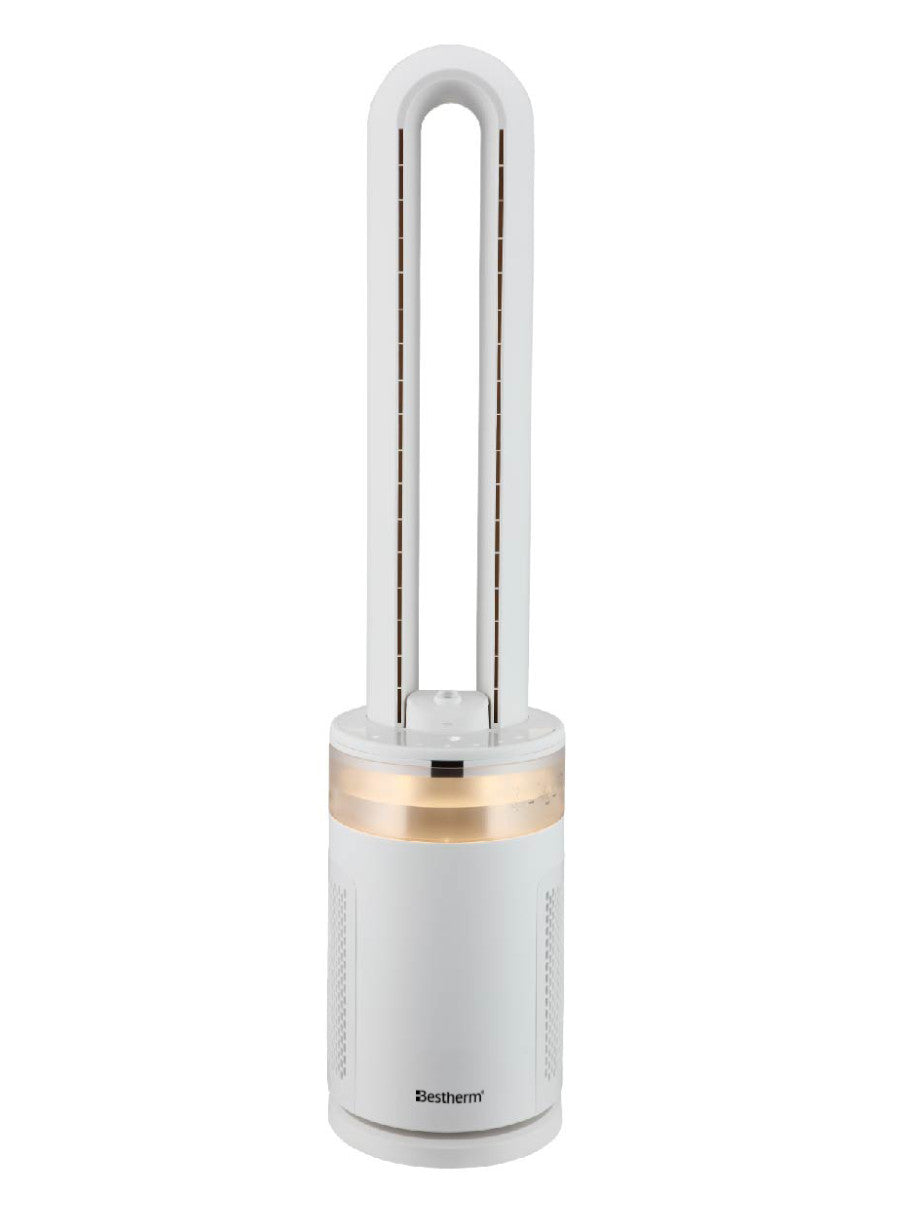 Ventilador de torre Silencioso con Humidificador y Luz Ambiental