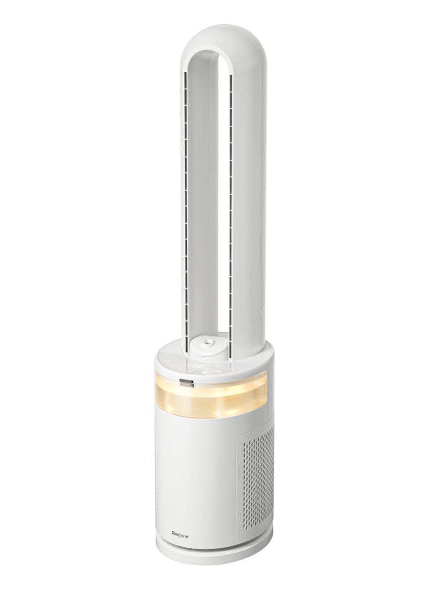 Ventilador de torre Silencioso con Humidificador y Luz Ambiental