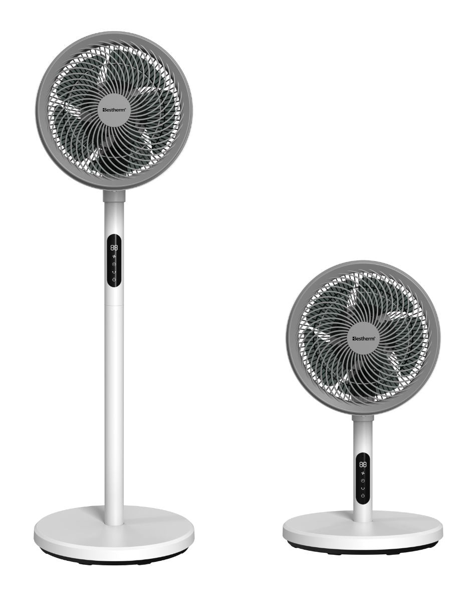 Ventilador circulador de CC de 9'' con pantalla LED (2 en 1)