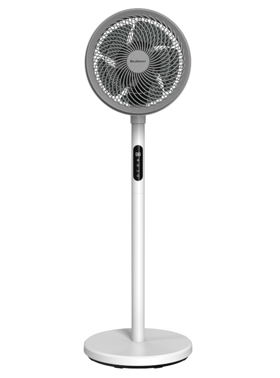 Ventilador circulador de CC de 9'' con pantalla LED (2 en 1)