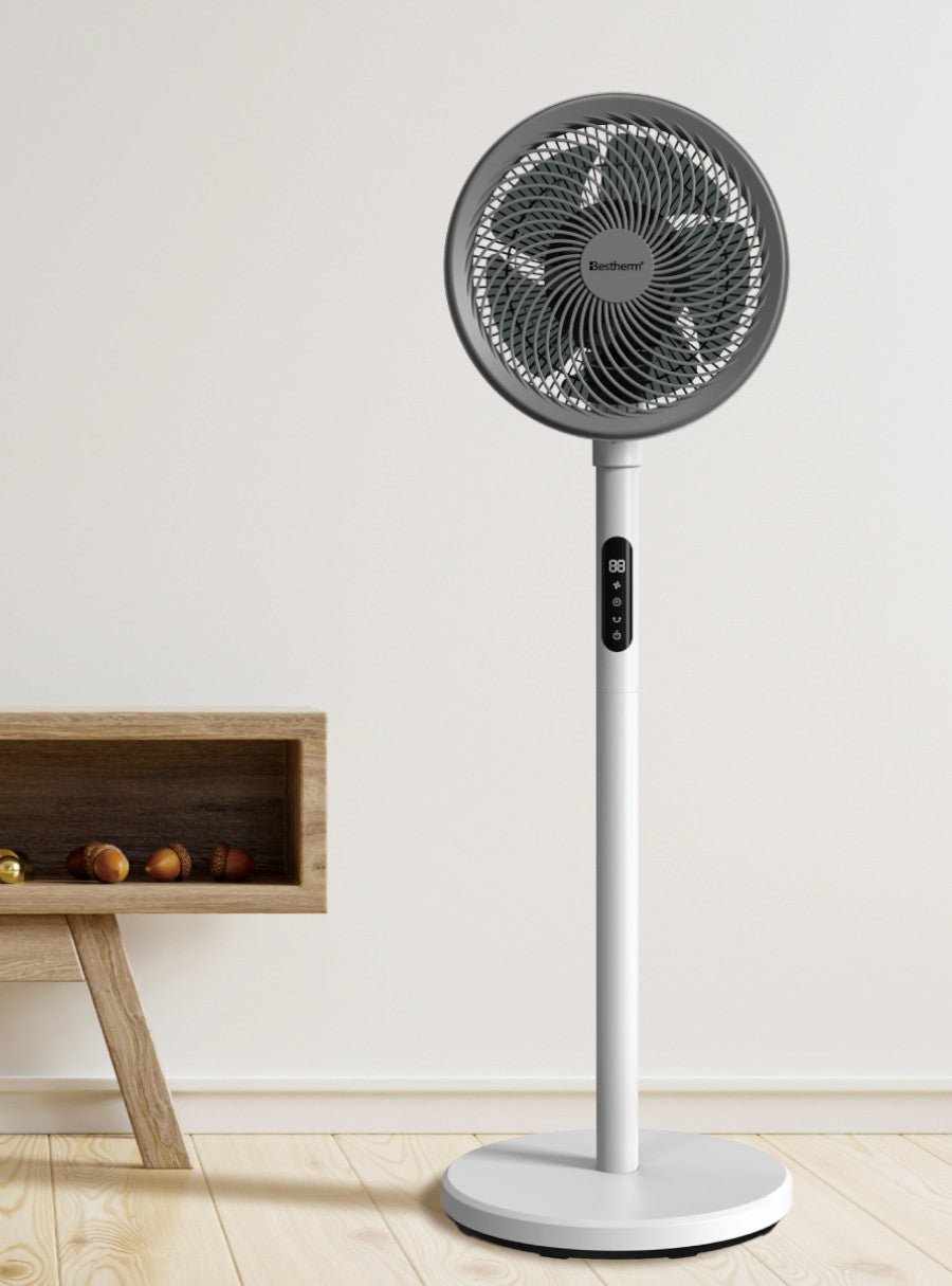 Ventilador circulador de CC de 9'' con pantalla LED (2 en 1)