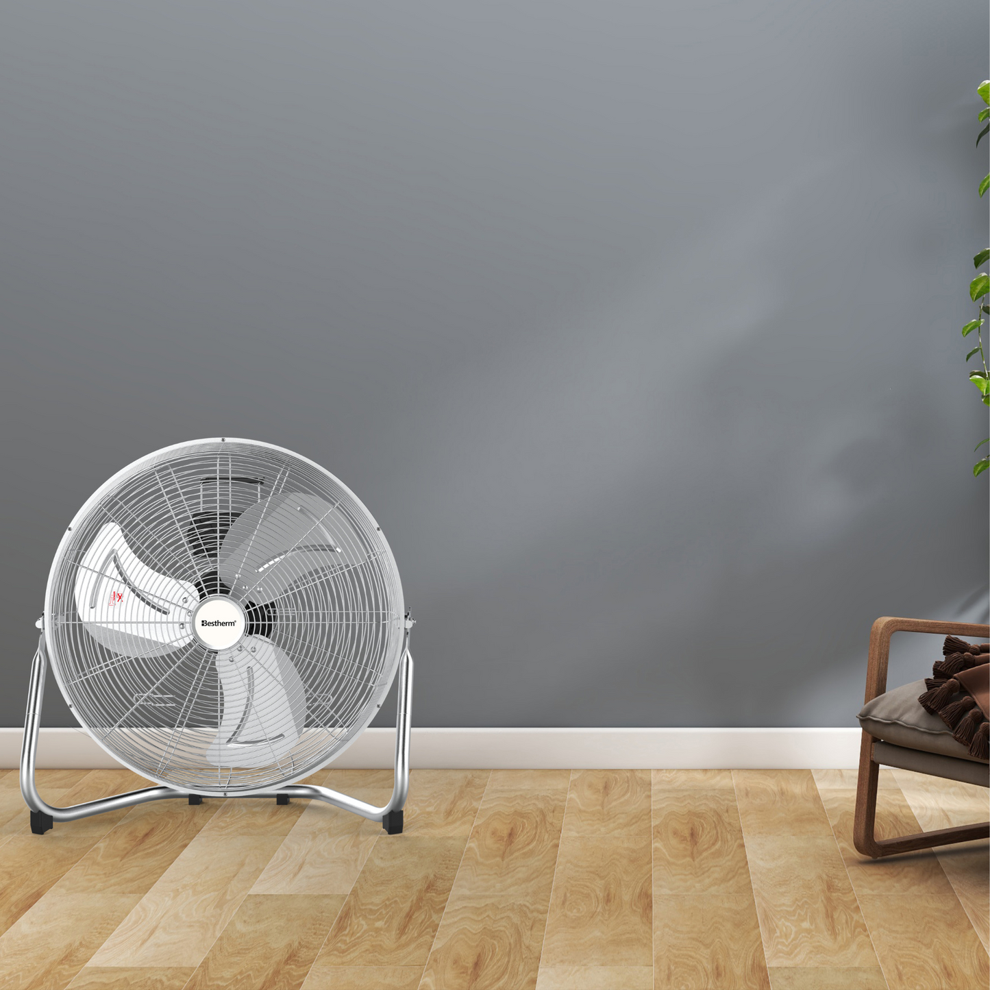 Ventilador de piso metálico 20 pulgadas