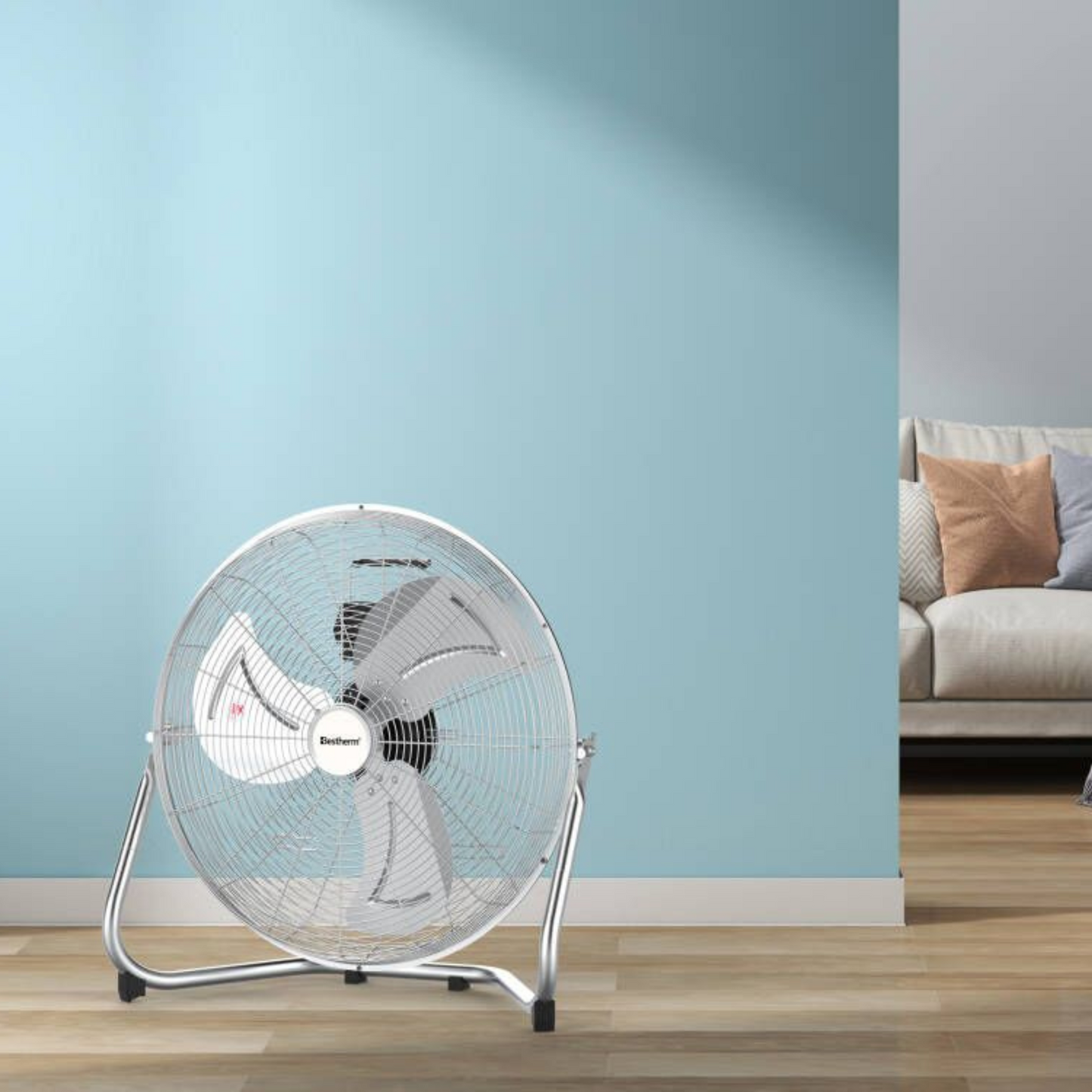 Ventilador de piso metálico 20 pulgadas