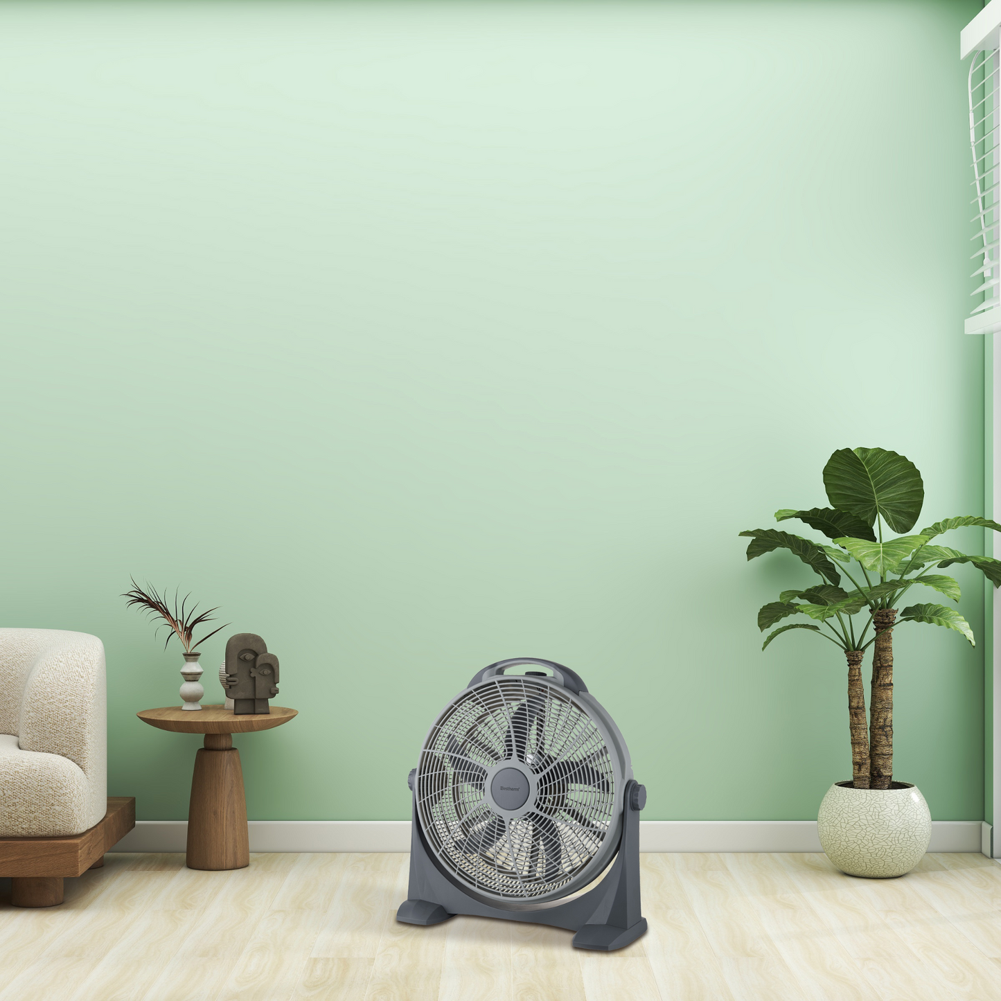 Ventilador de piso de plástico 20 pulgadas